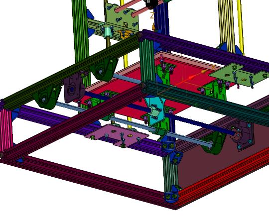 高精度线轨3D打印机diy套件