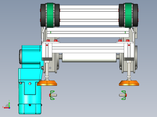 LE-XC4080-齿形同步线中间驱动后视缩略图