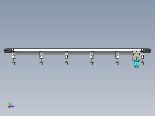 LE-XC4080-齿形同步线中间驱动左视缩略图