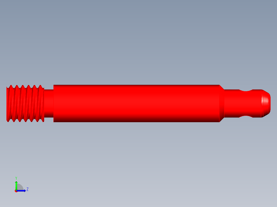 UX390-A-CNC4-定位销左视图