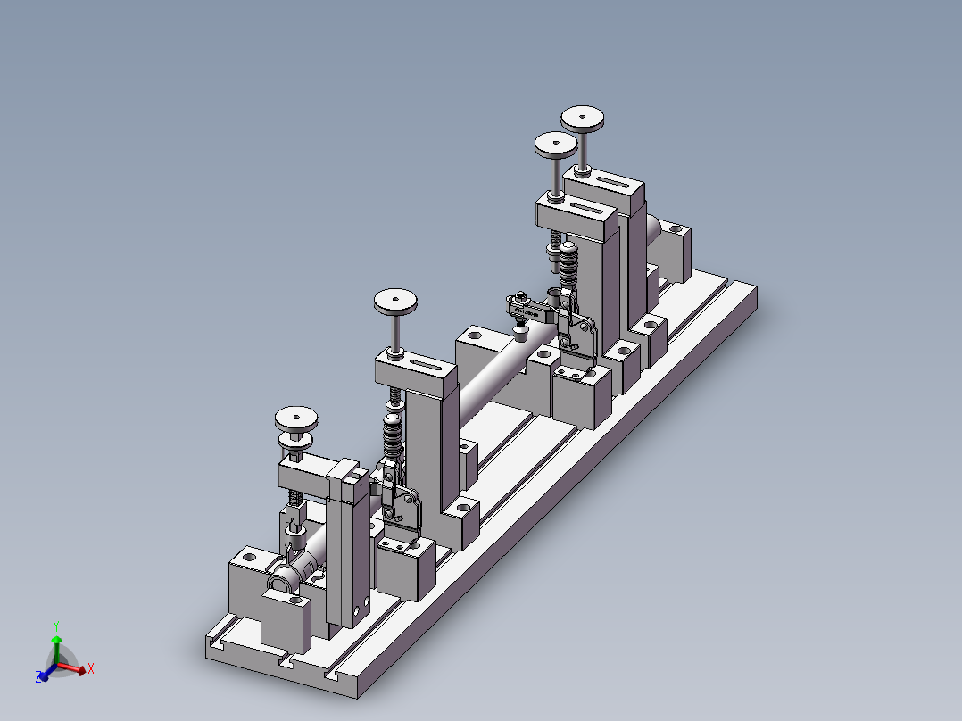 火焰焊工装 3D模型