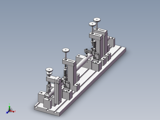 火焰焊工装 3D模型
