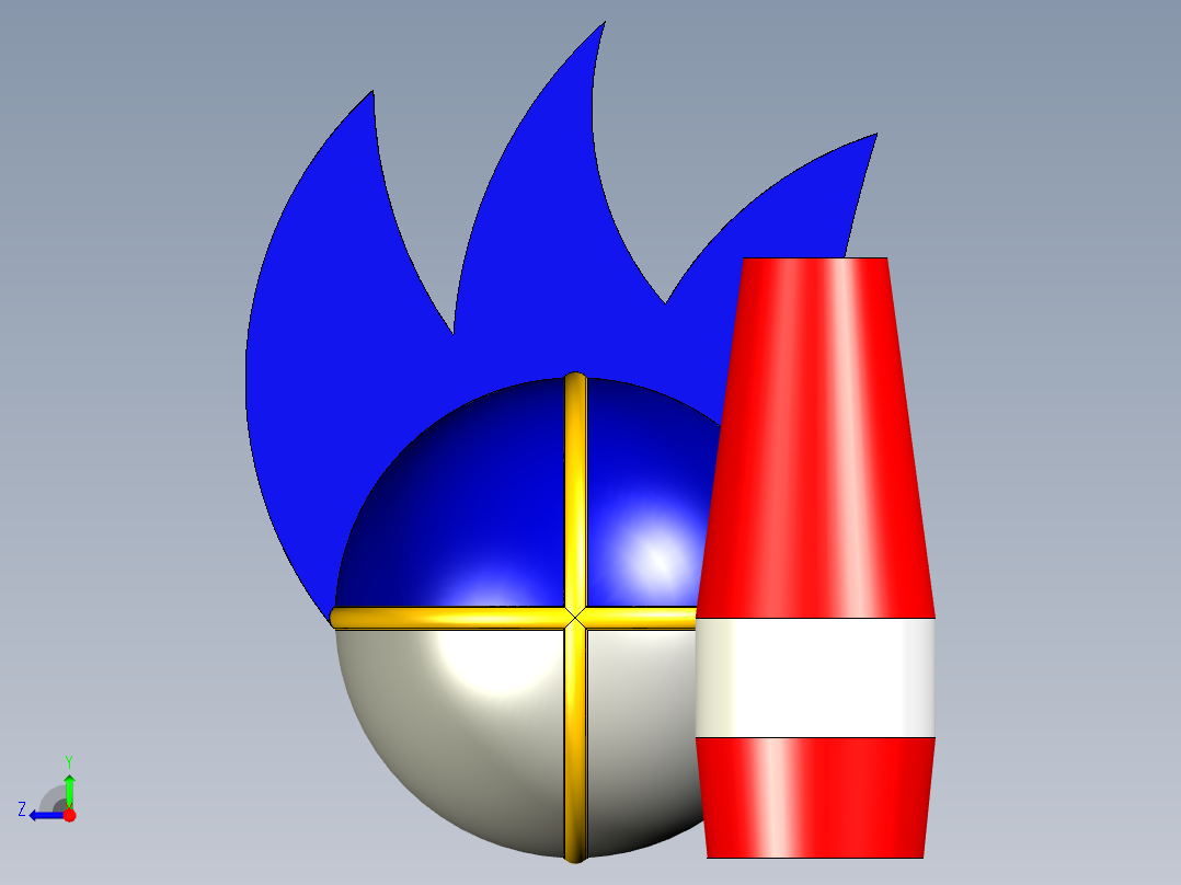 英雄潜艇右视图