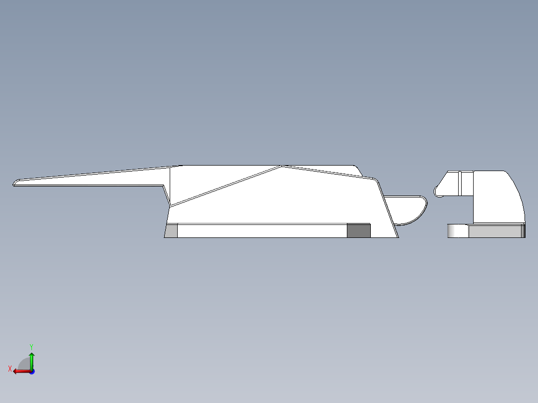1178安全门锁[TSY1-0706-2A]后视图
