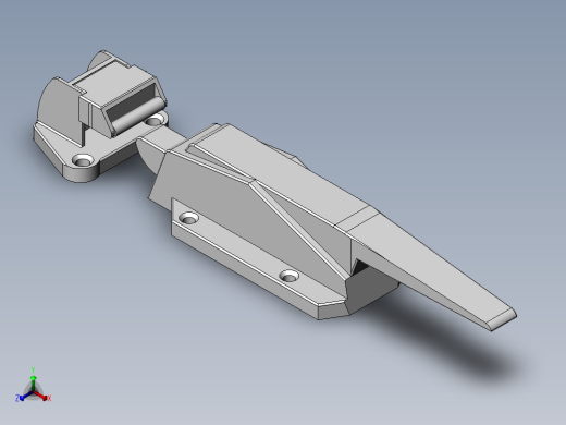1178安全门锁[TSY1-0706-2A]正等轴测缩略图