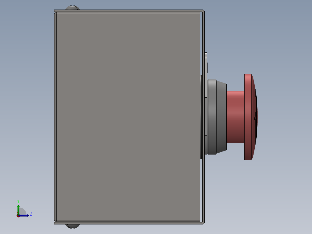 紧急停止开关组左视图