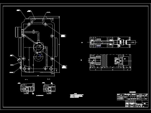 柴油机气缸盖机械加工工艺及双面铣组合机床夹具缩略图