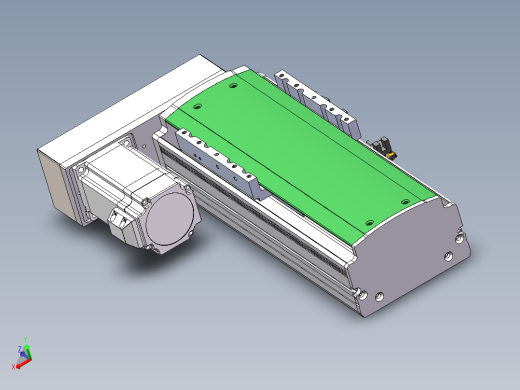MTH丝杆半封闭模组MT120BS-BL-60主视缩略图