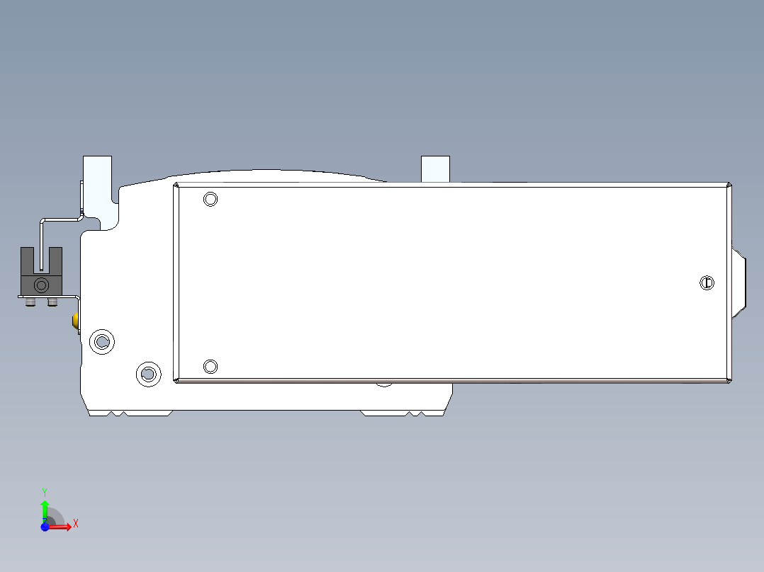 MTH丝杆半封闭模组MT120BS-BL-60前视图