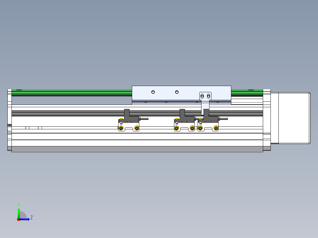 MTH丝杆半封闭模组MT120BS-BL-60左视图