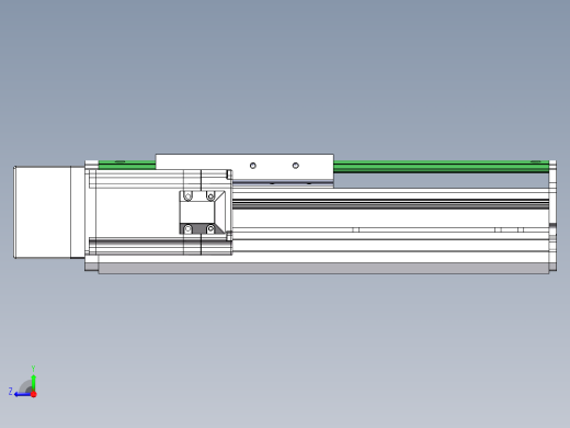 MTH丝杆半封闭模组MT120BS-BL-60右视缩略图