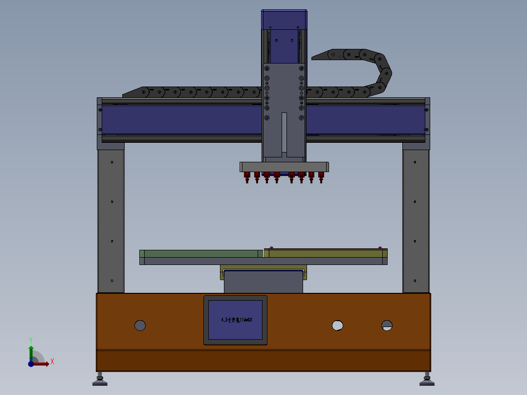 桌面式分盘设备sw17可编辑前视图