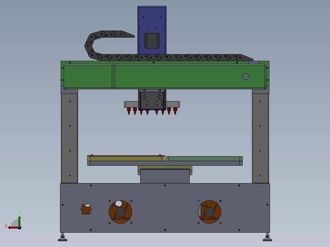 桌面式分盘设备sw17可编辑后视图