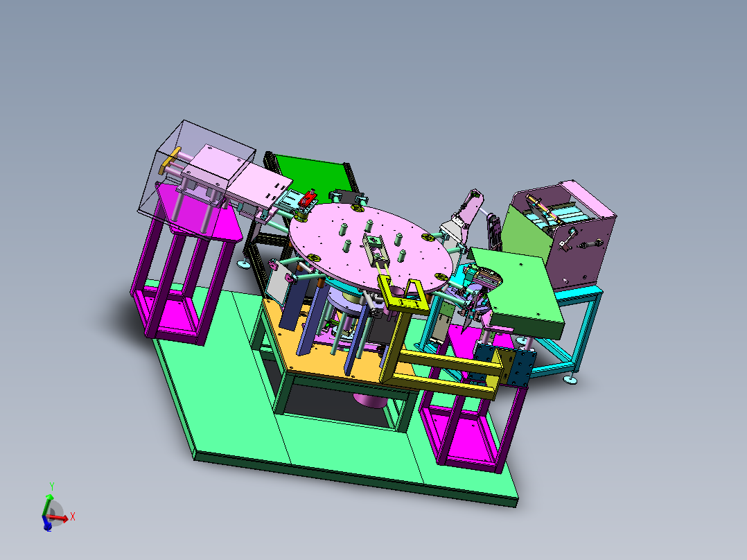 转盘式狗粮自动装袋包装机sw18可编辑