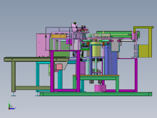 转盘式狗粮自动装袋包装机sw18可编辑左视缩略图