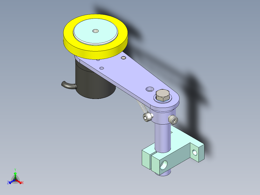 计米轮组件主视图