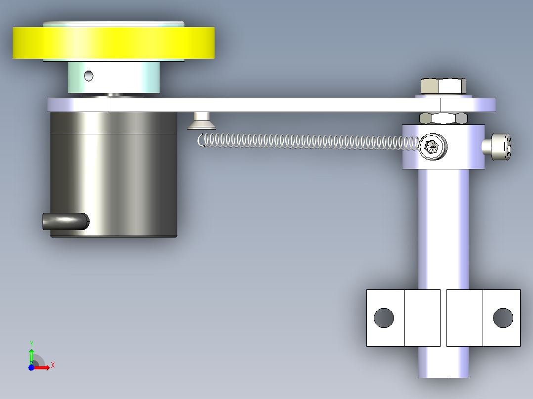 计米轮组件前视图