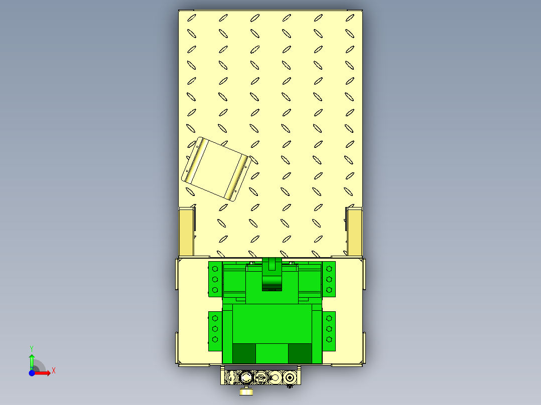 非标改制冲床设计前视图