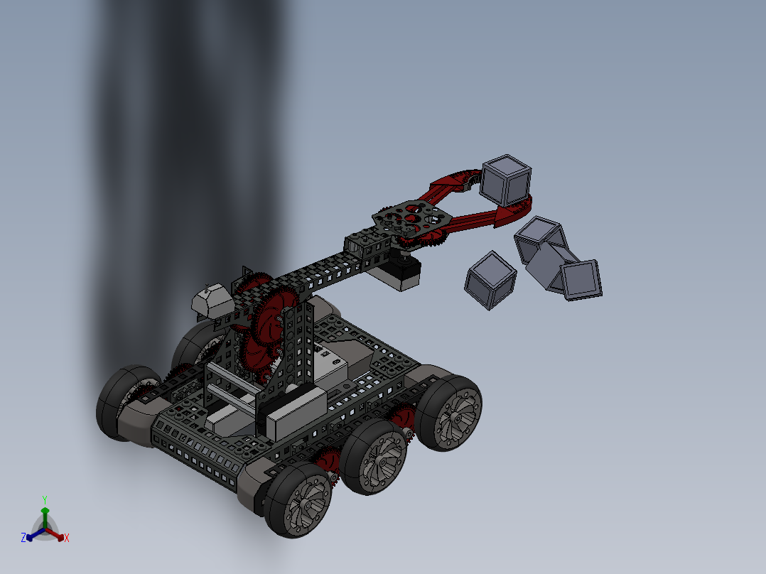 AGV小车、AGV(169)正等轴测图