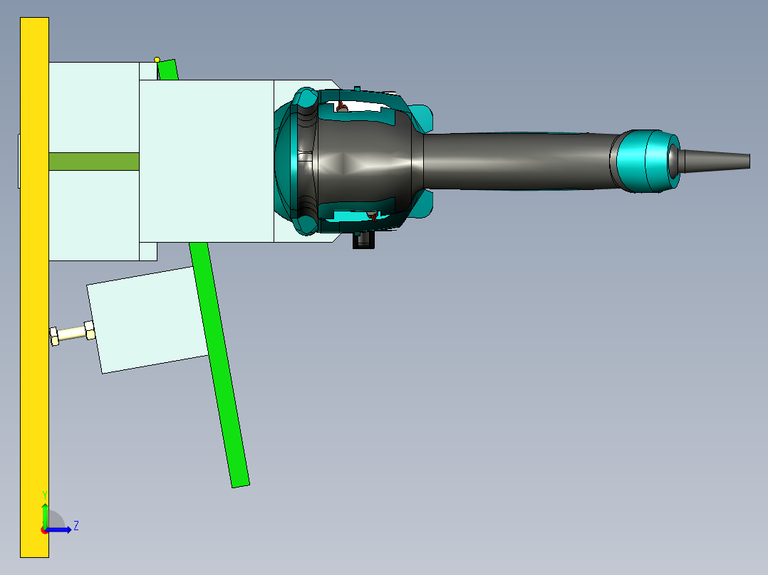 A3003575-自制鼓式砂光机左视图