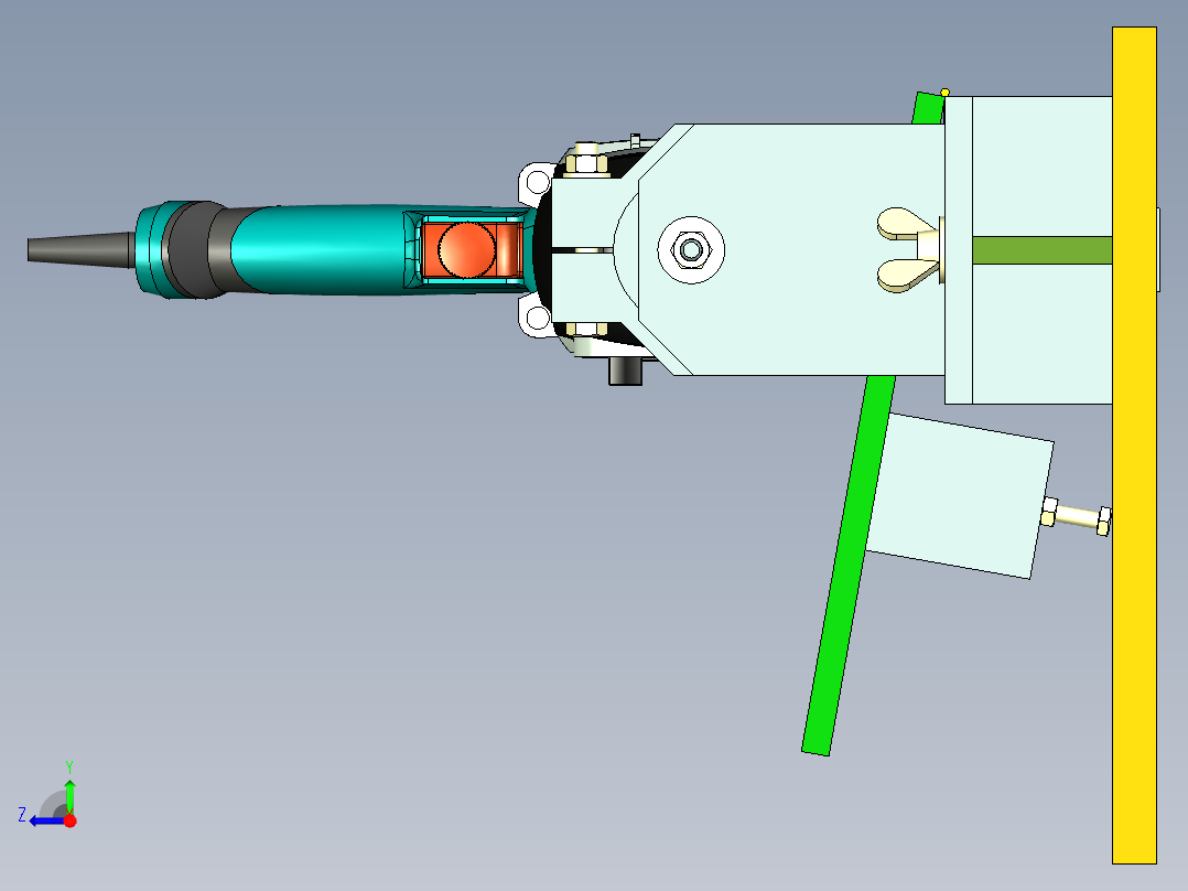 A3003575-自制鼓式砂光机右视图