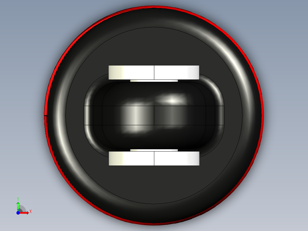 减震器150mm前视图