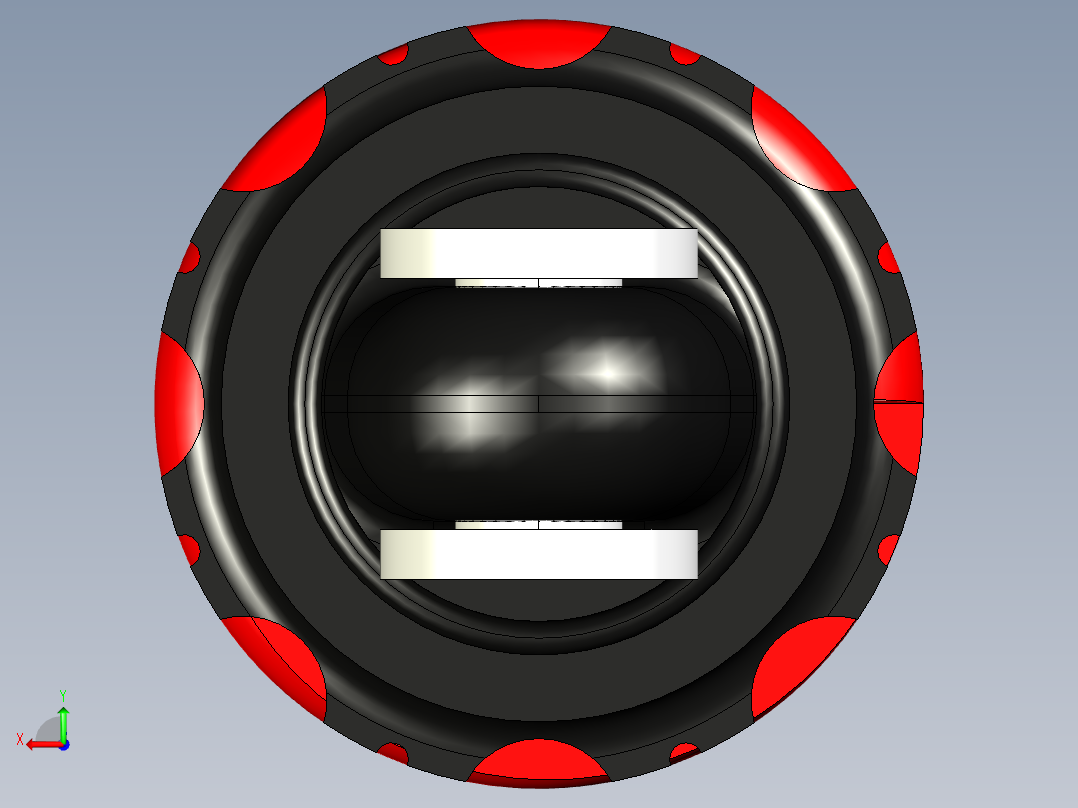 减震器150mm后视图