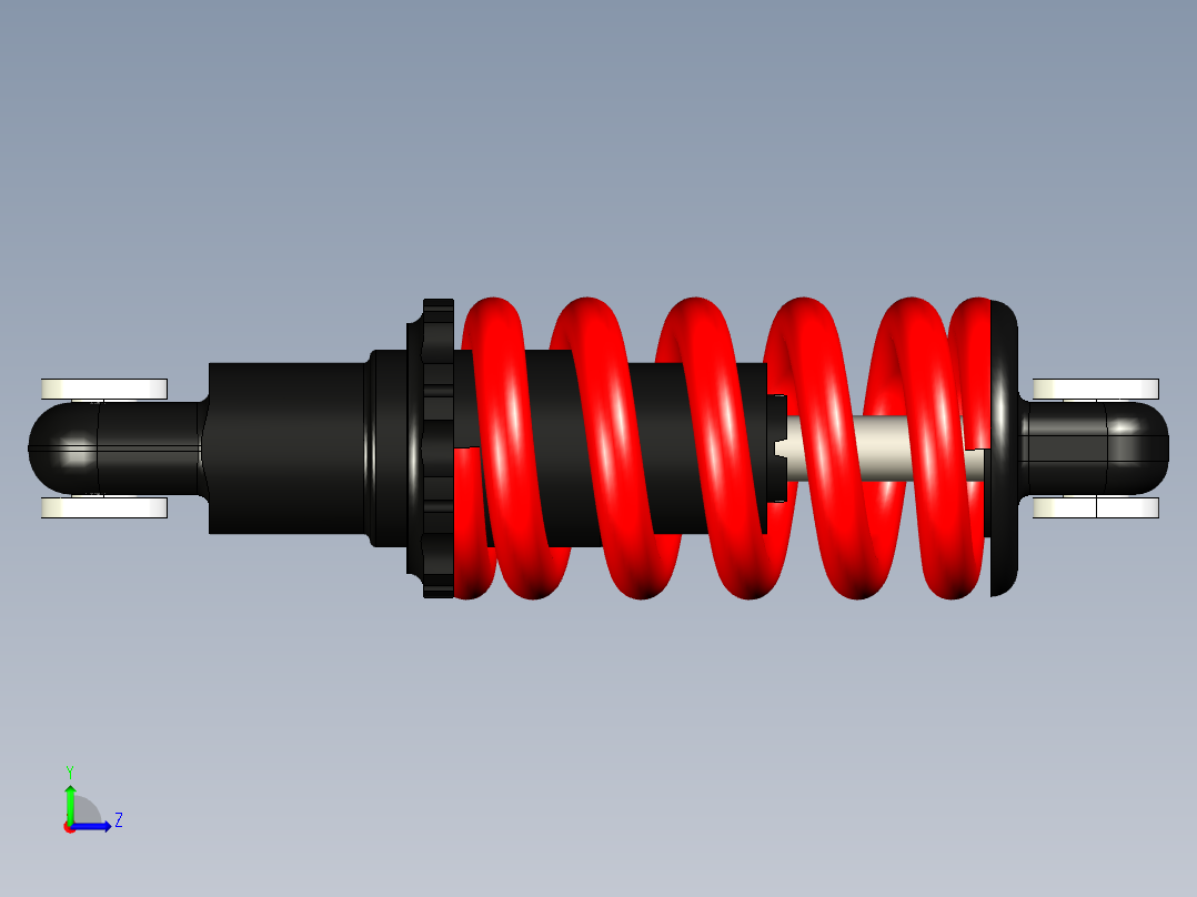 减震器150mm左视图
