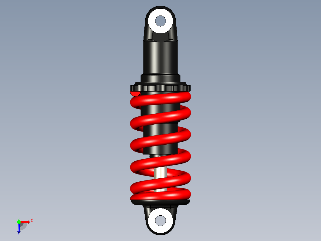 减震器150mm俯视图