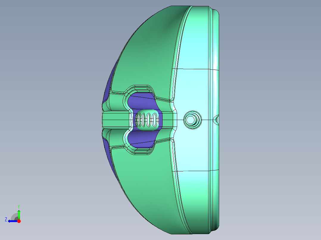 计算机鼠标右视图