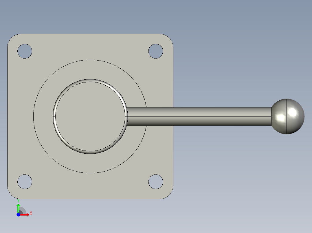 VH212-02四通手动阀前视图