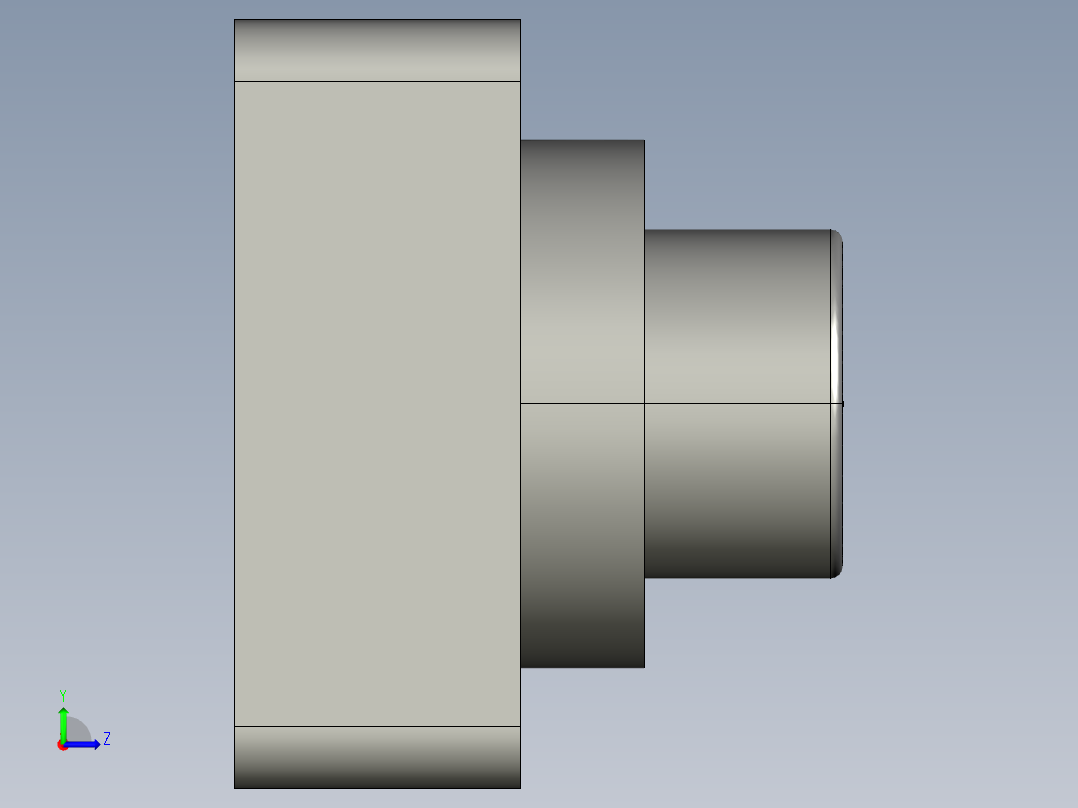 VH212-02四通手动阀左视图