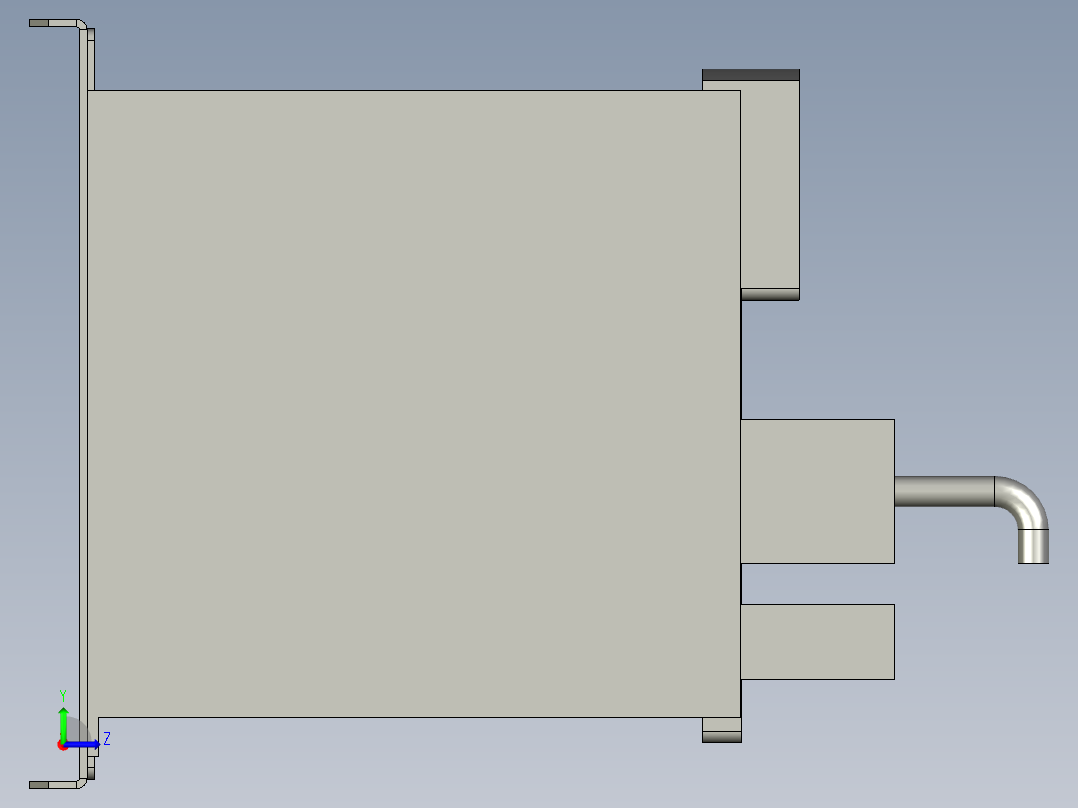 YWP200K4-01-01F-00(驱动器装配2)左视图