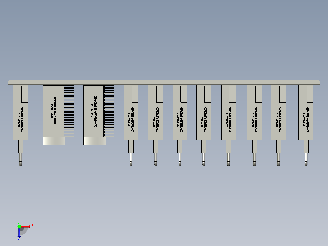 YWP200K4-01-01F-00(驱动器装配2)俯视图