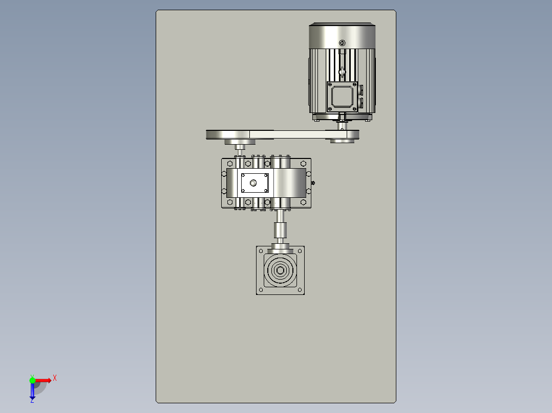 01-皮带传动组俯视图