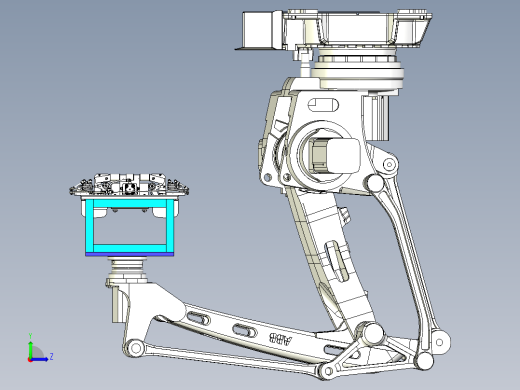 成型空纸箱柔性机器人抓具设计左视缩略图