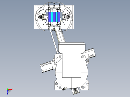 成型空纸箱柔性机器人抓具设计俯视缩略图