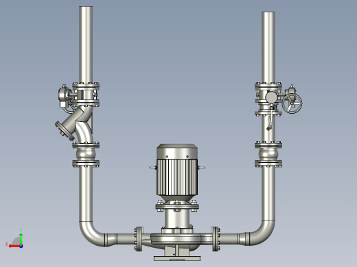 二次网水泵组装模块后视缩略图
