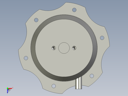 M3508电机组件俯视缩略图