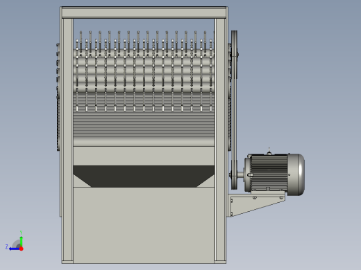 离心毛辊土豆去皮机右视缩略图