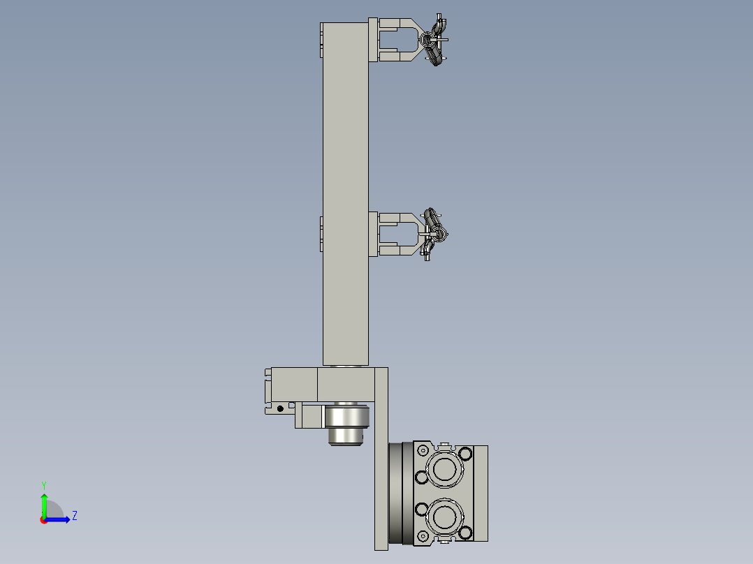 BK124481-09-2000两次反转机构左视图