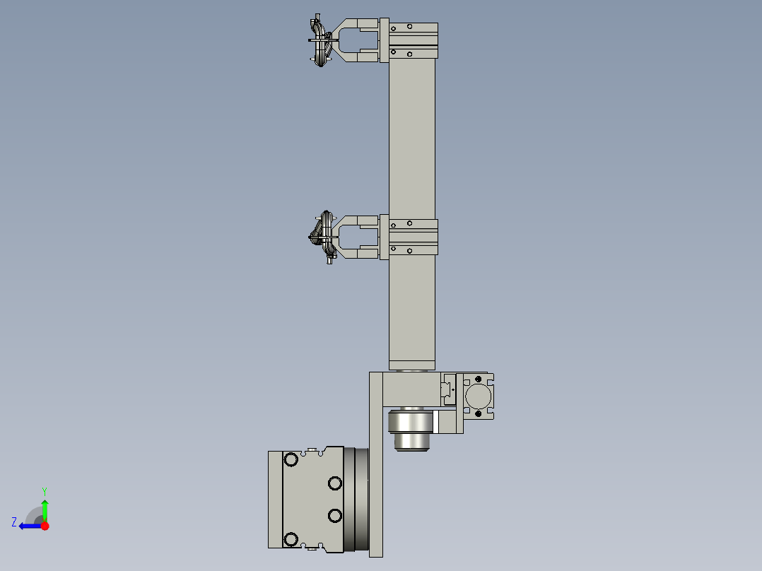 BK124481-09-2000两次反转机构右视图