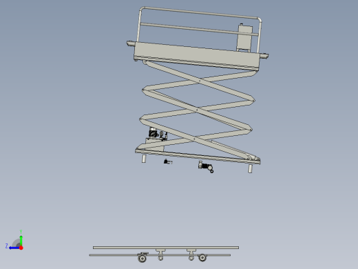 自走式高空作业平台右视缩略图
