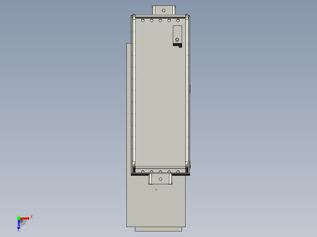 自走式高空作业平台俯视图