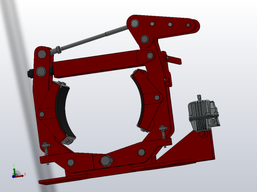 YWZ2系列电力液压鼓式制动器YWZ2-600／200-ⅠA-RL.HL