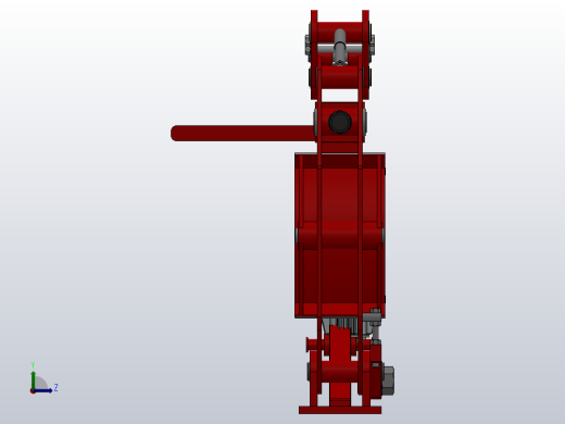 YWZ2系列电力液压鼓式制动器YWZ2-600／200-ⅠA-RL.HL左视缩略图