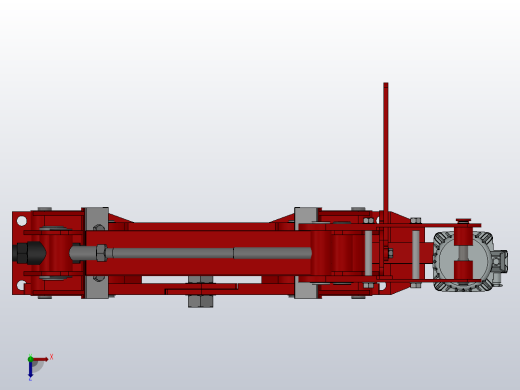 YWZ2系列电力液压鼓式制动器YWZ2-600／200-ⅠA-RL.HL俯视缩略图