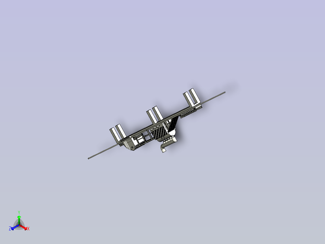 橘子剥壳装置主视图