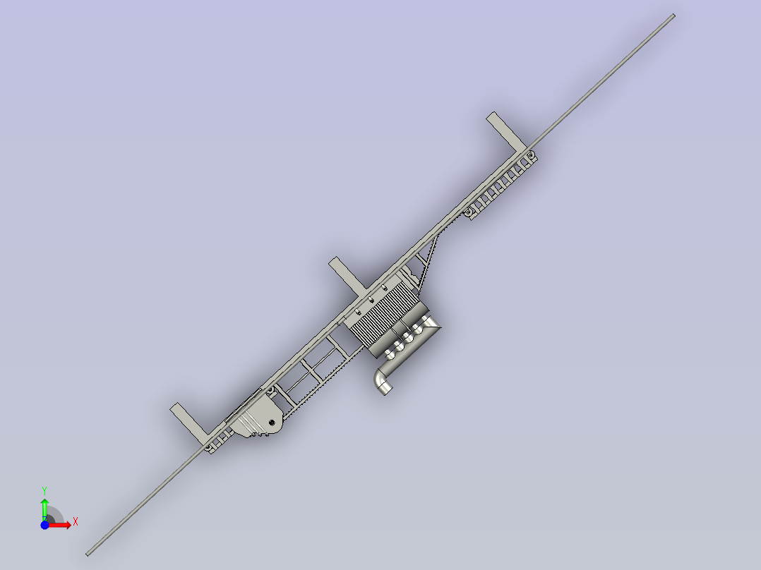 橘子剥壳装置前视图