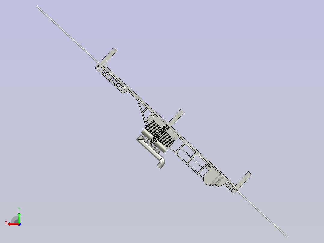 橘子剥壳装置后视图